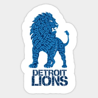 Detroit Lions Sticker